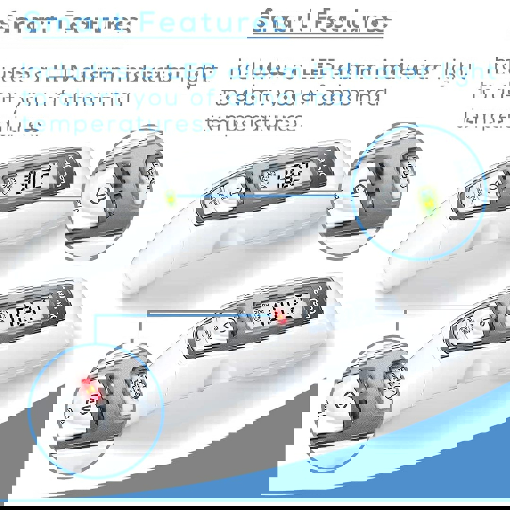 ელექტრო თერმომეტრი შუბლის ინდიკატორით Beurer FT 65 White