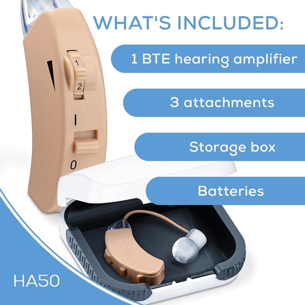 ყურის სასმენი აპარატი Beurer HA 50 Hearing Amplifier