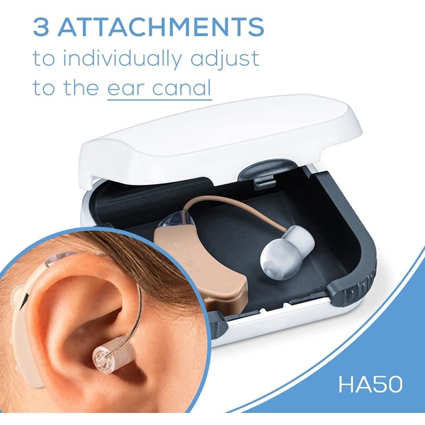 ყურის სასმენი აპარატი Beurer HA 50 Hearing Amplifier