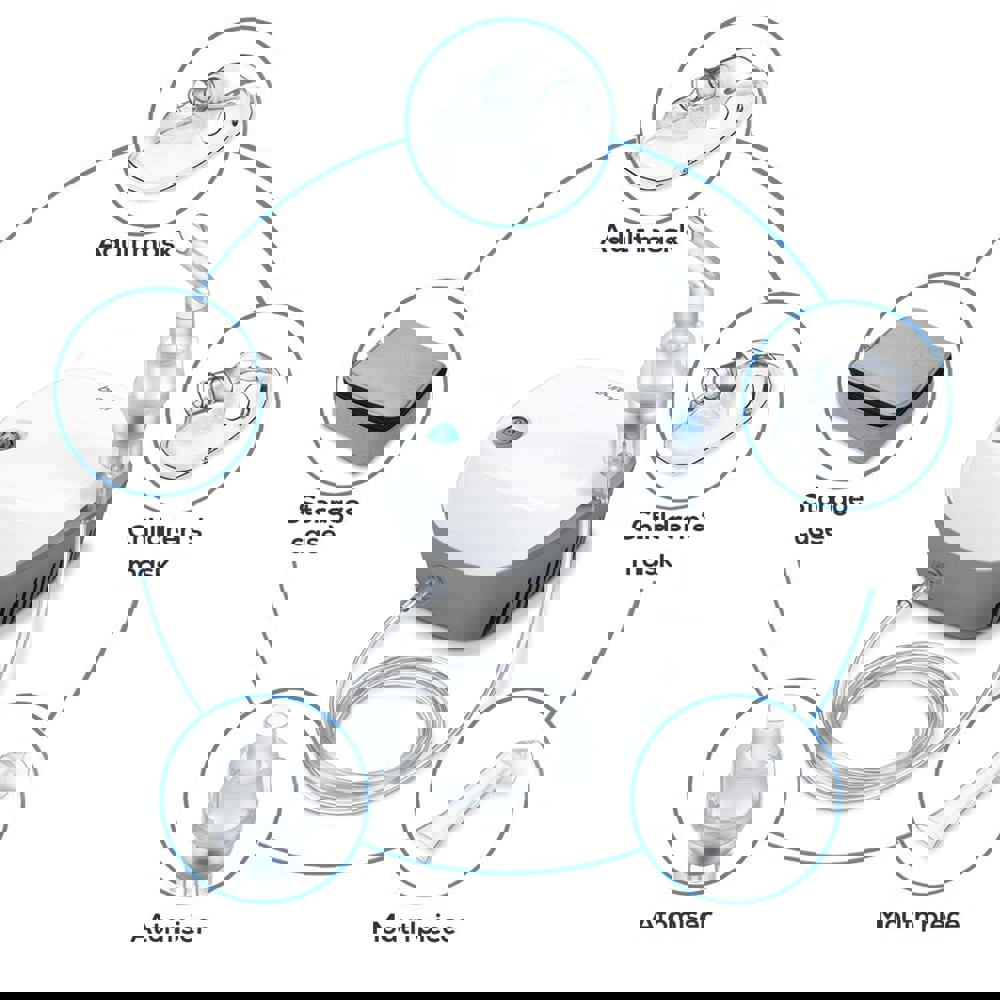 ნებულაიზერი Beurer IH 18, Nebuliser, White/Gray