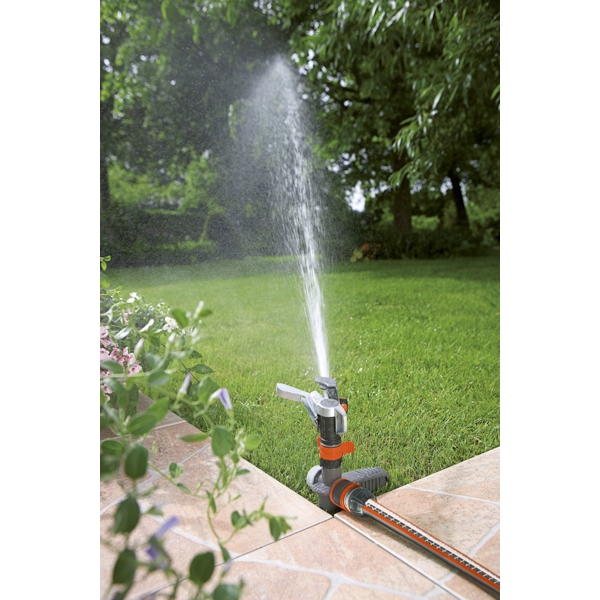 Gardena Full or Part Circle Pulse Sprinkler, Grey