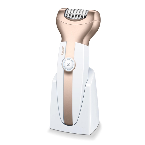 ეპილატორი Beurer HL 70, Epilating, Shaving And Exfoliation All In One Device, White/Gold