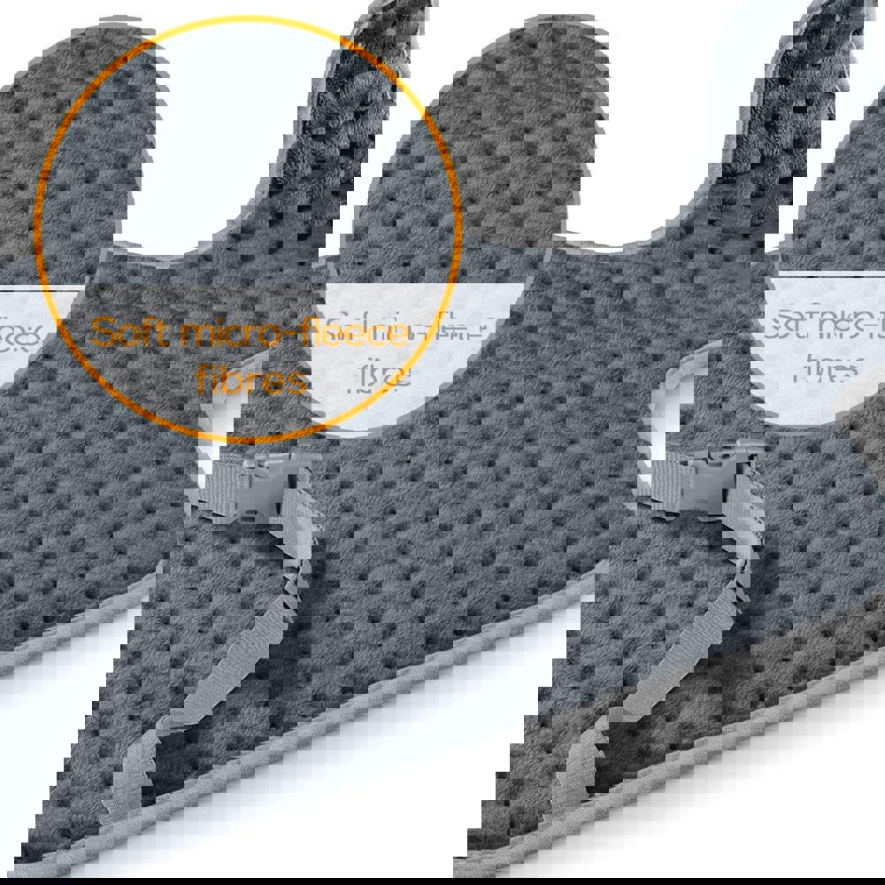 კისრის და ზურგის გამათბობელი კორსეტი Beurer HK 53, Back And Neck Heat Pad, Gray
