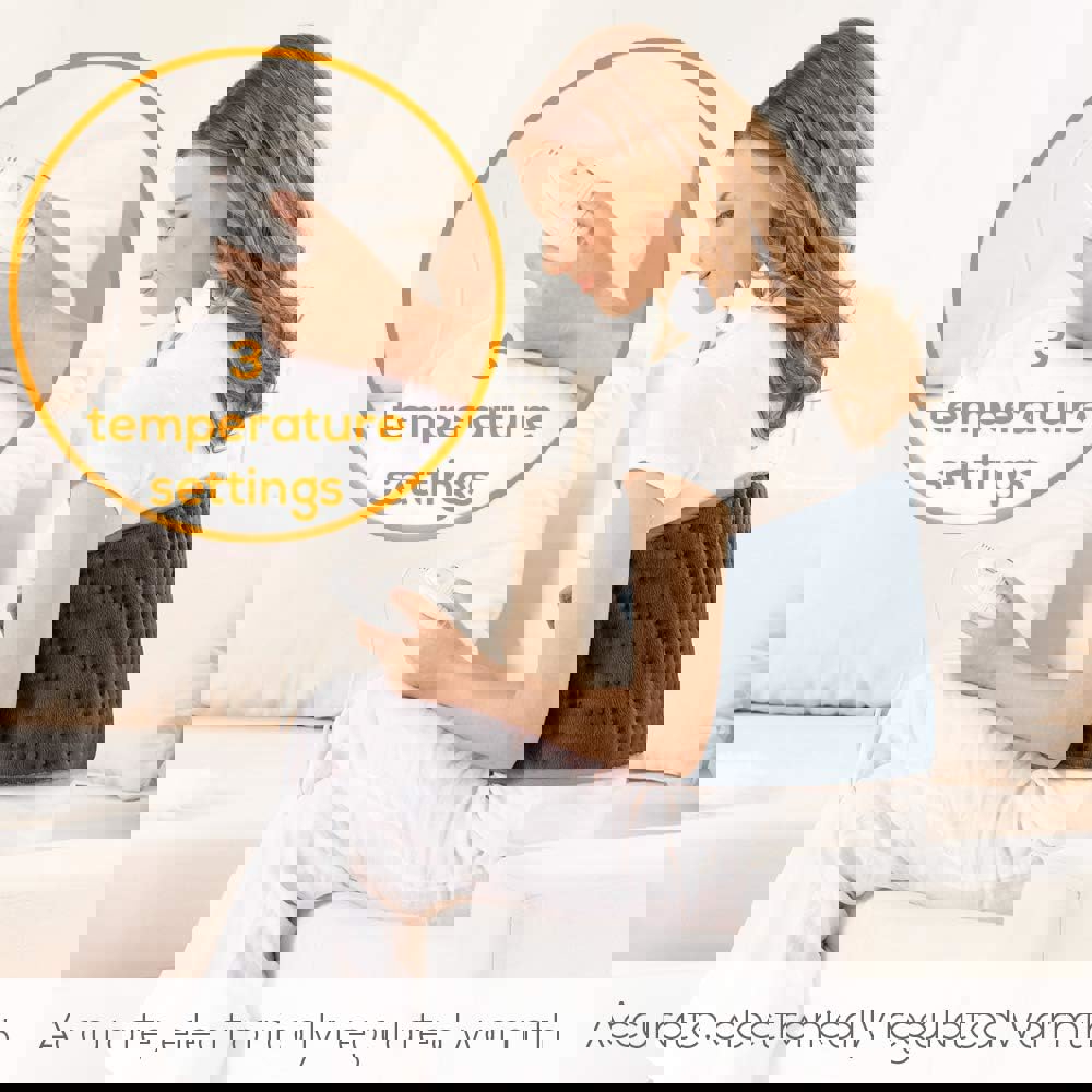 მუცლის და წელის გამათბობელი Beurer HK 49, Cosy Stomach And Back Heat Pad, Gray