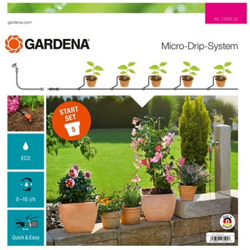 Gardena 13000-20.000.00, Start Set Flower Pots S