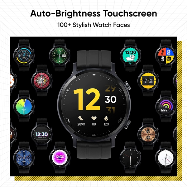 სმარტ საათი Realme RMA207 Watch S, 1.3", Bluetooth, Black