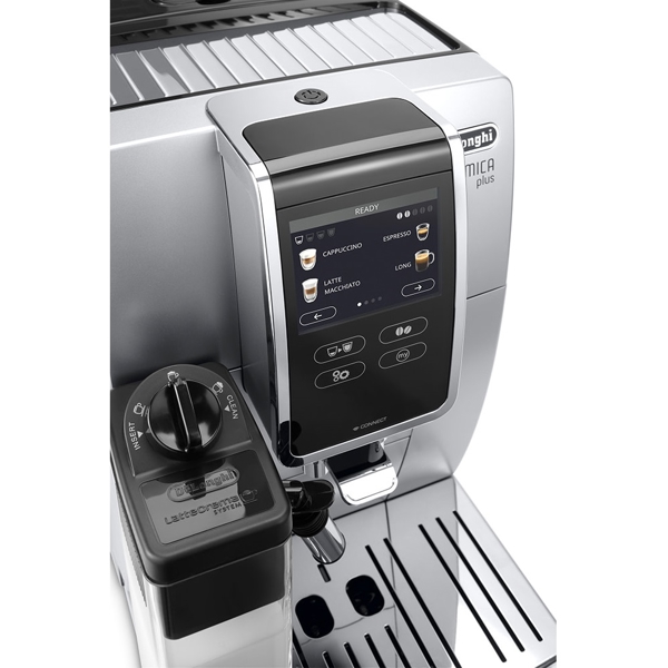 ყავის აპარატი Delonghi ECAM370.85.SB, 1450W, 1.8L, Coffee Machine, Black/Silver