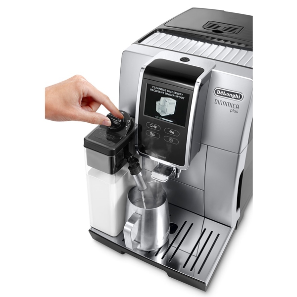 ყავის აპარატი Delonghi ECAM370.85.SB, 1450W, 1.8L, Coffee Machine, Black/Silver