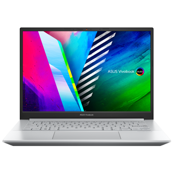 ნოუთბუქი Asus M3401QA-KM113 VivoBook Pro M3400 14" 2.8K, Ryzen 5 5600H, 8GB, 256GB SSD, Integrated, FreeDos, Silver