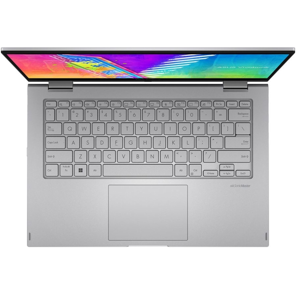 ნოუთბუქი Asus TP1401KA-BZ063 VivoBook Go Flip 14 Touch, 14" FHD, Pentium N6000, 8GB, 256GB SSD, Integrated, FreeDos, Grey