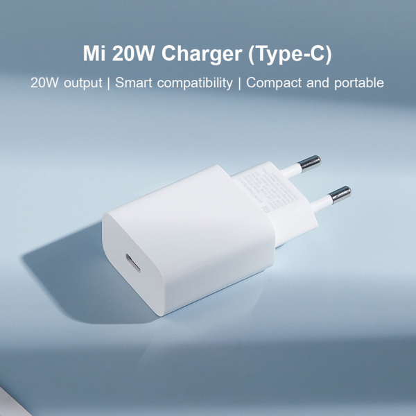 დამტენი Xiaomi BHR4927GL Mi 20W Charger, Type-C, White