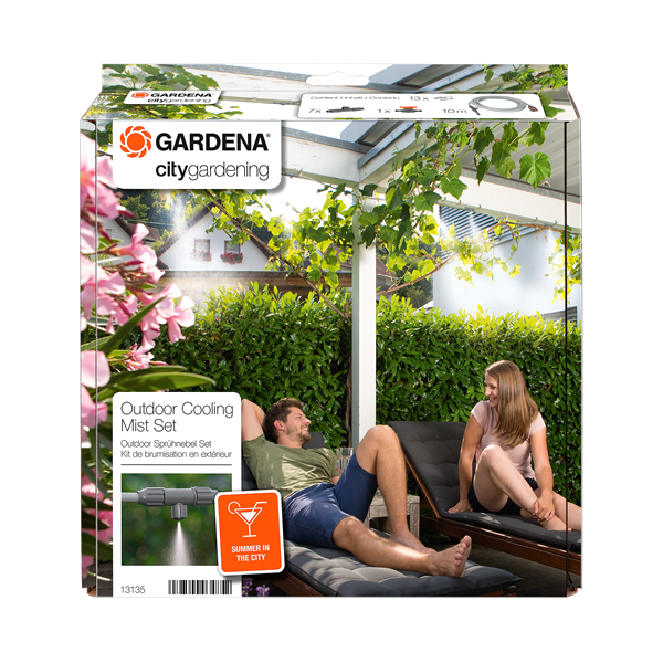 Gardena 13135-20.000.00, Cooling Mist Set, 10m