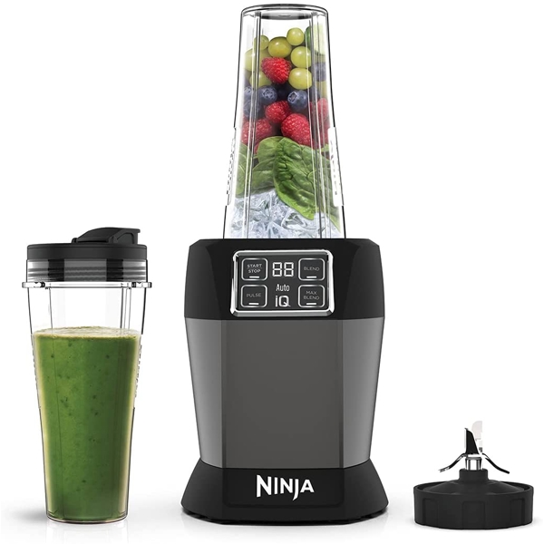 Ninja BN495EU, 100W, 0.7L, Blender, Black/Silver