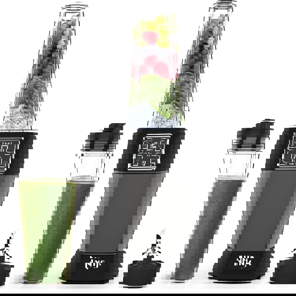 Ninja BN495EU, 100W, 0.7L, Blender, Black/Silver