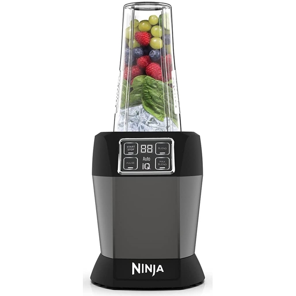 Ninja BN495EU, 100W, 0.7L, Blender, Black/Silver