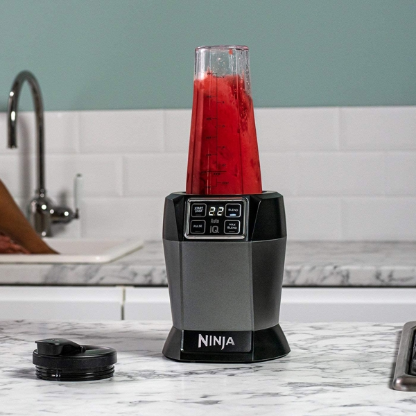 Ninja BN495EU, 100W, 0.7L, Blender, Black/Silver