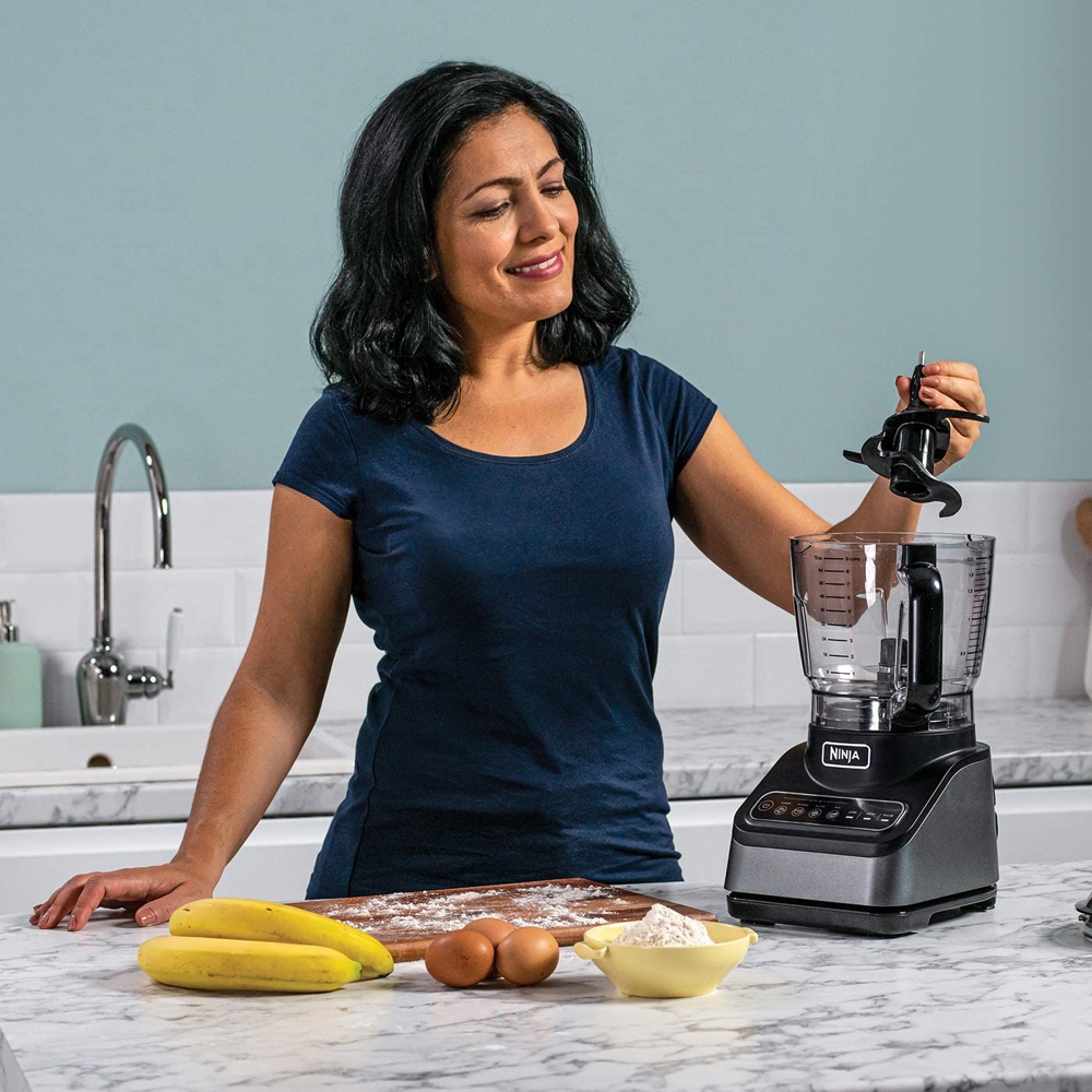 სამზარეულოს კომბაინი Ninja BN650EU, 850W, 2.1L, Food Processor, Black/Silver