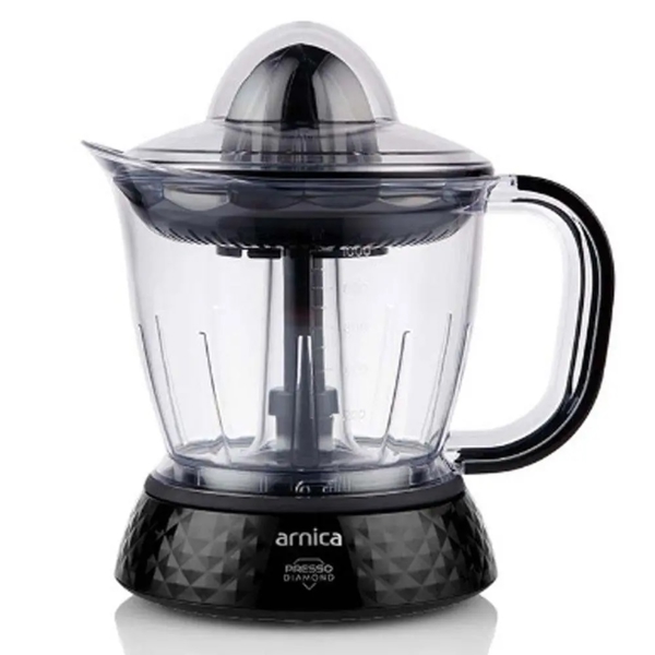 Arnica IH37110, 40W, 0.9L, Citrus Juicer, Black