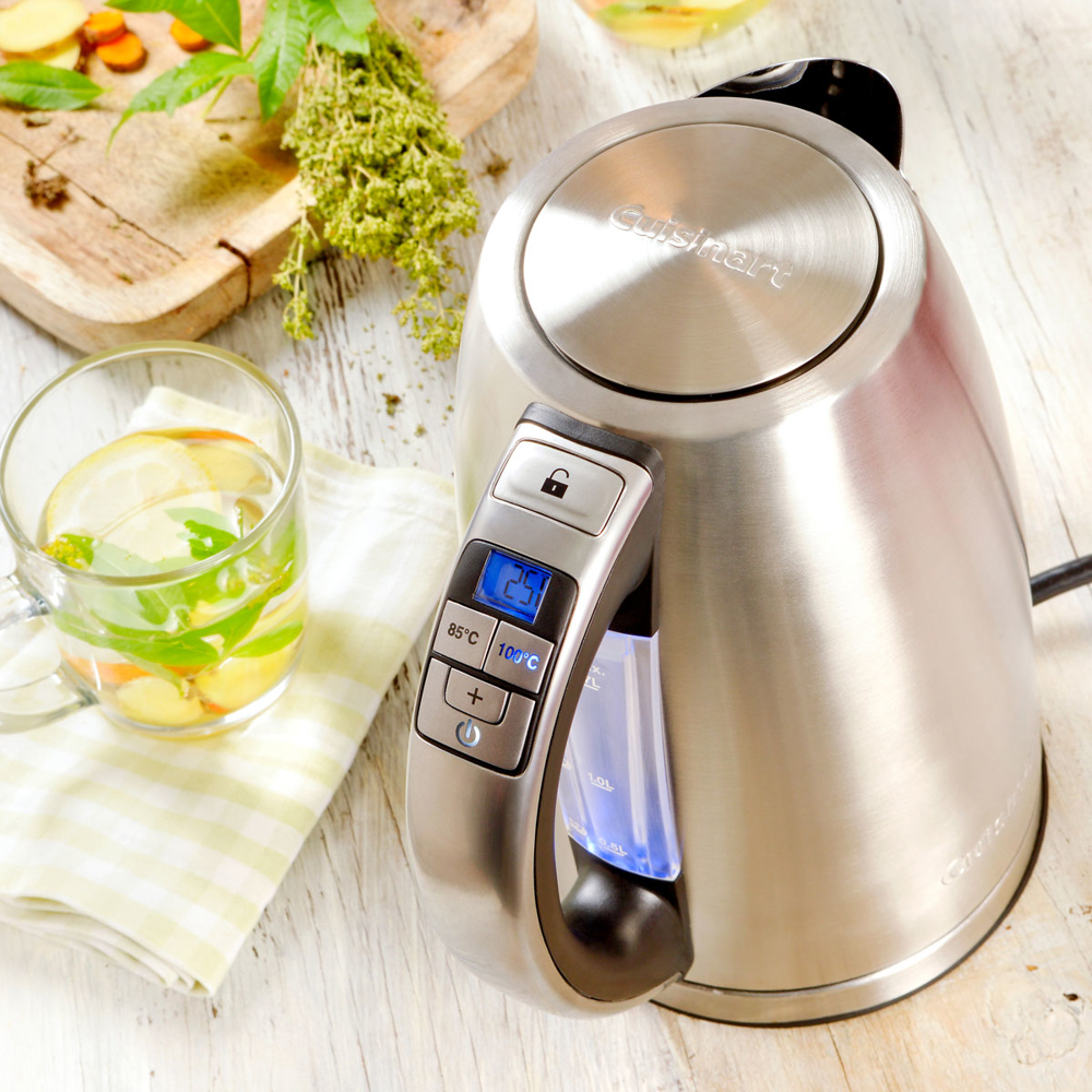 ელექტრო ჩაიდანი Cuisinart CPK17E, 3000W, 1.7L, Electric Kettle, Silver