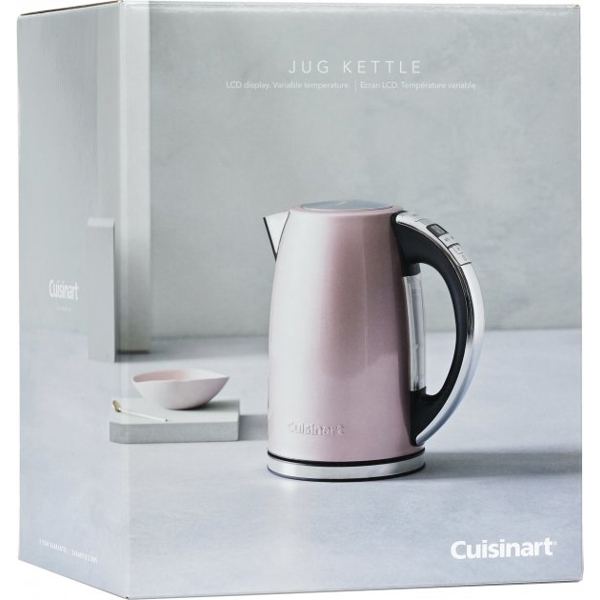 ელექტრო ჩაიდანი Cuisinart CPK17PIE, 3000W, 1,7L, Electric Kettle, Pink