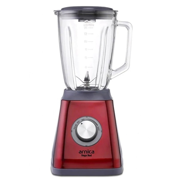 Arnica 39020, 600W, 1.5L, Blender, Red