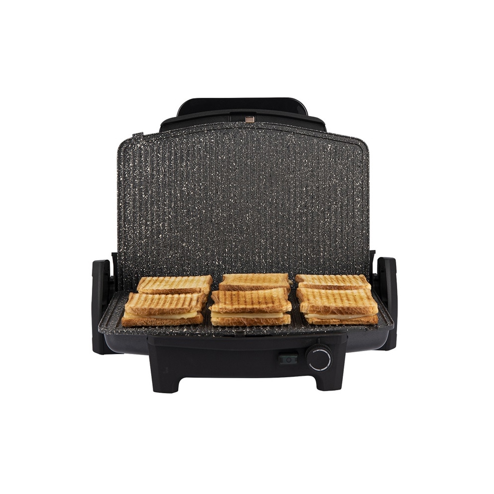 სენდვიჩის აპარატი Arnica GH26262, 1750W, Sandwich Maker Black