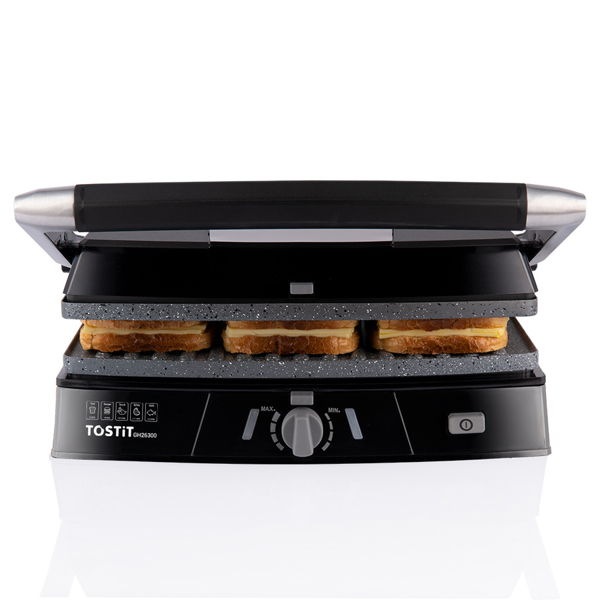 სენდვიჩის აპარატი Arnica GH26300, 1750W, Sandwich Maker Black