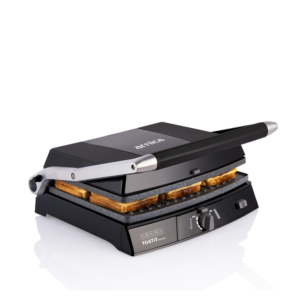 სენდვიჩის აპარატი Arnica GH26300, 1750W, Sandwich Maker Black