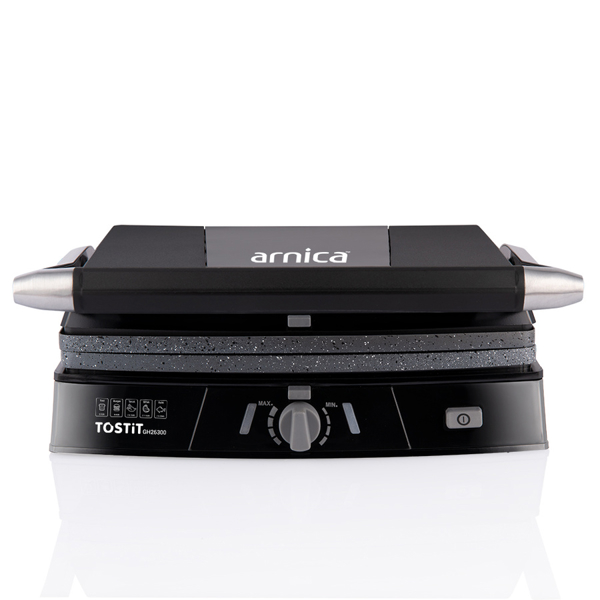 სენდვიჩის აპარატი Arnica GH26300, 1750W, Sandwich Maker Black