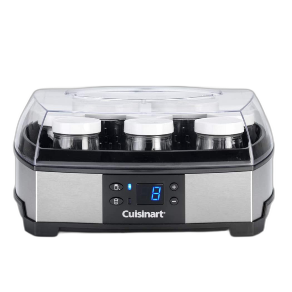 იოგურტის და ყველის აპარატი Cuisinart YM400E, 40W, 25ML, Yoghurt And Cheese Maker, Black/Silver