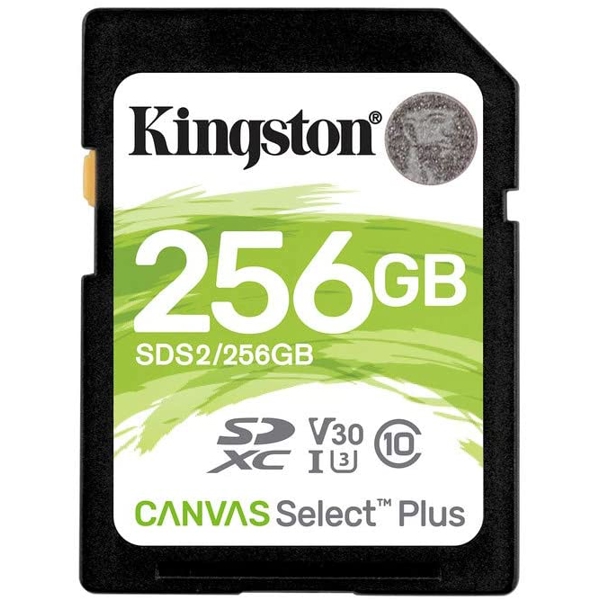 მეხსიერების ბარათი Kingston SDS2/256GB, 256GB, SDXC, C10, UHS-I, U3, Black