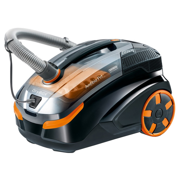 მტვერსასრუტი Thomas Drybox Amfibia Pet 1700W, 1,8L, Vacuum Cleaner, Black/Orange