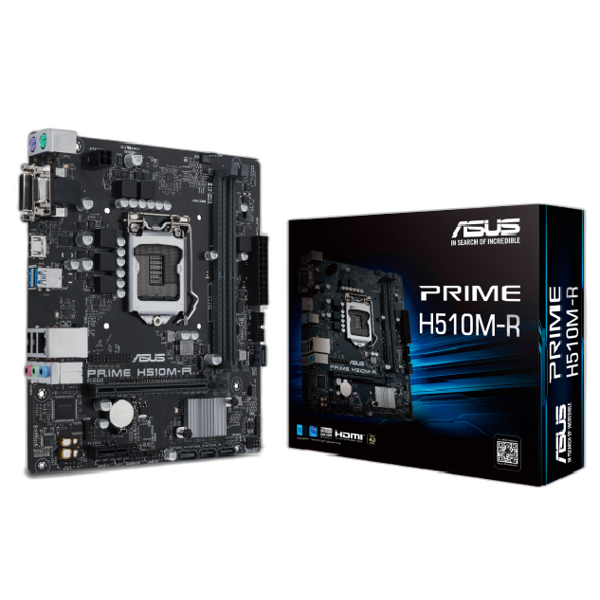 დედა დაფა Asus PRIME H510M-R-SI, LGA1200, DDR4, DIMM, 64GB