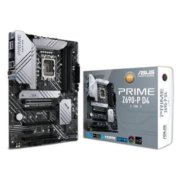 Asus PRIME Z690-P D4/CSM, LGA1700, DDR4, DIMM, 128GB