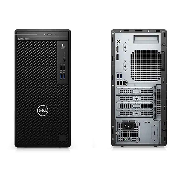 პერსონალური კომპიუტერი DELL OptiPlex 3080 MT, Intel i3-10105, 8GB, 256GB SSD, Black