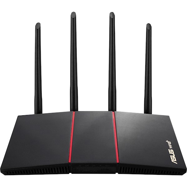 Asus RT-AX55 AX1800, 1800Mbps, Wi-Fi Router, Black