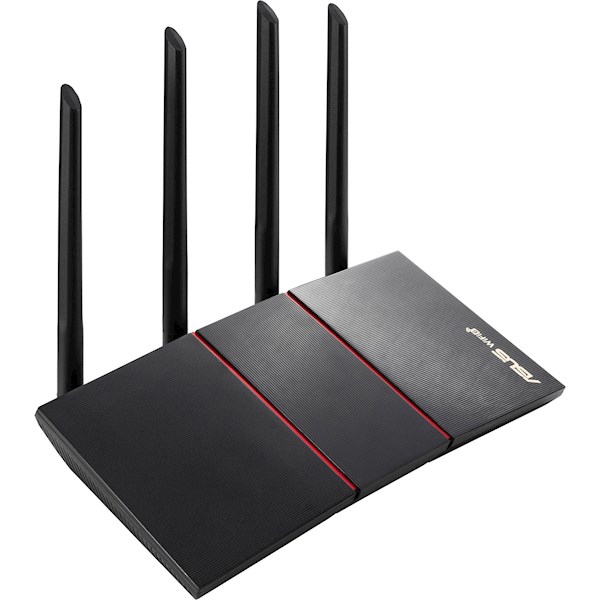 Asus RT-AX55 AX1800, 1800Mbps, Wi-Fi Router, Black