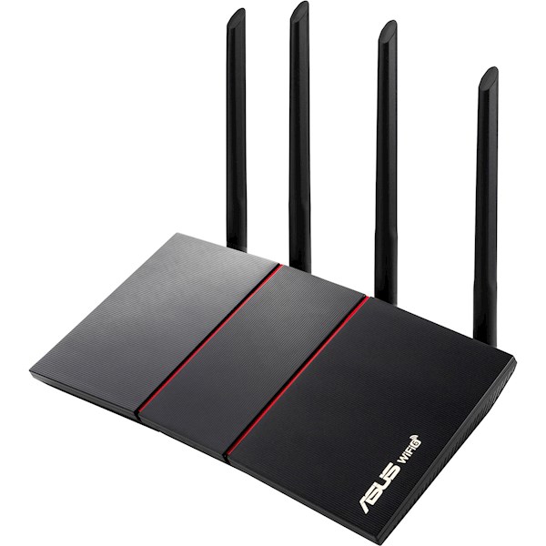 Asus RT-AX55 AX1800, 1800Mbps, Wi-Fi Router, Black