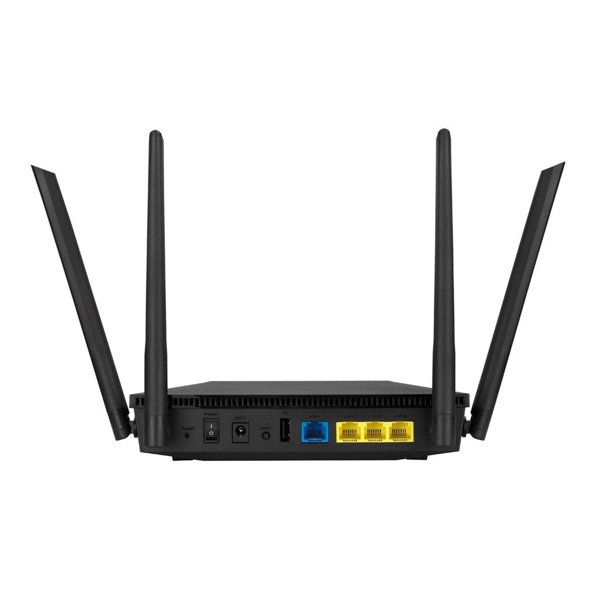 როუტერი Asus RT-AX53U AX1800, 1800Mbps, Wi-Fi Router, Black