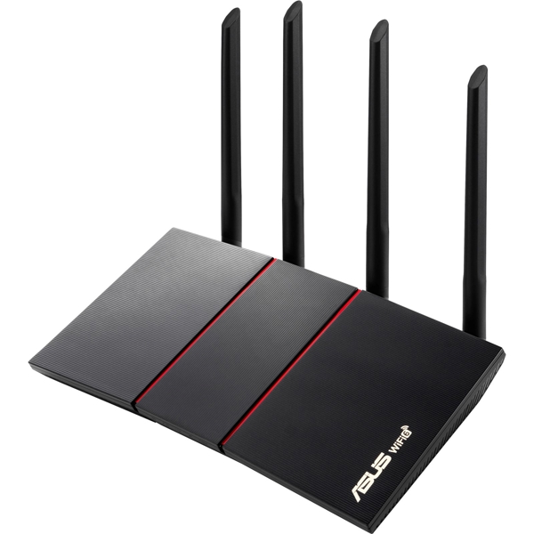 როუტერი Asus RT-AX55 AX1800, 1800Mbps, Wi-Fi Router, Black