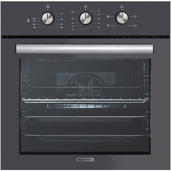 ჩასაშენებელი ელექტრო ღუმელი Kumtel B66-S2 (MT) ANT, 54L, Built-In, Grey