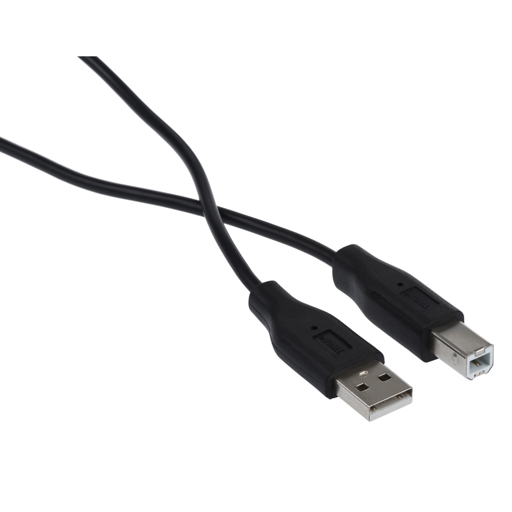 2E 2E-W-3169m3, USB 2.0 type A to USB 2.0 type B, 3m, Black