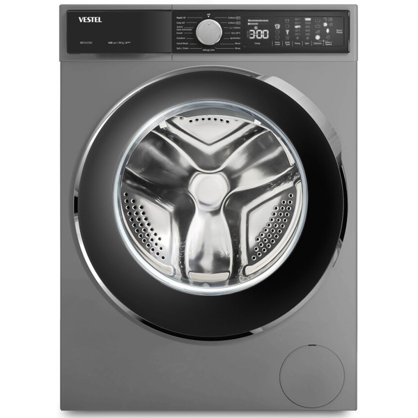 სარეცხი მანქანა Vestel WB1014T3, 10Kg, A+++, 1400Rpm, Washing Machine, Grey