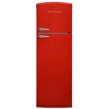 Vestel RS455TF 313L, A+, Semidry, Refrigerator, Retro Red