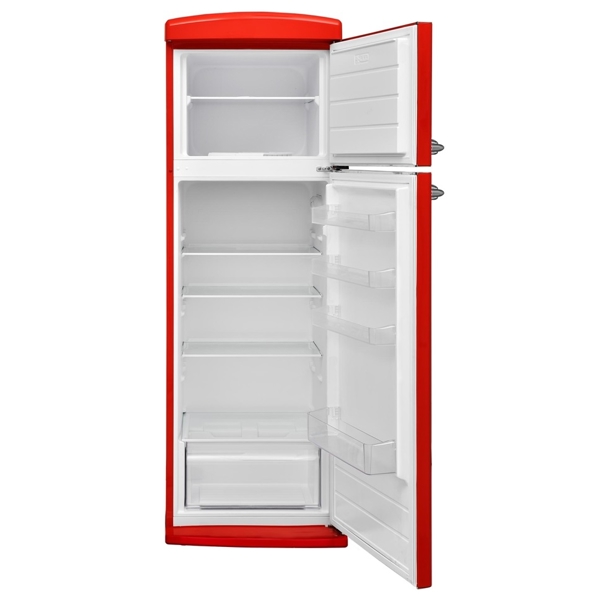 Vestel RS455TF 313L, A+, Semidry, Refrigerator, Retro Red