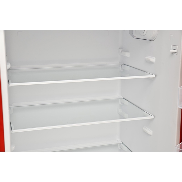 Vestel RS455TF 313L, A+, Semidry, Refrigerator, Retro Red