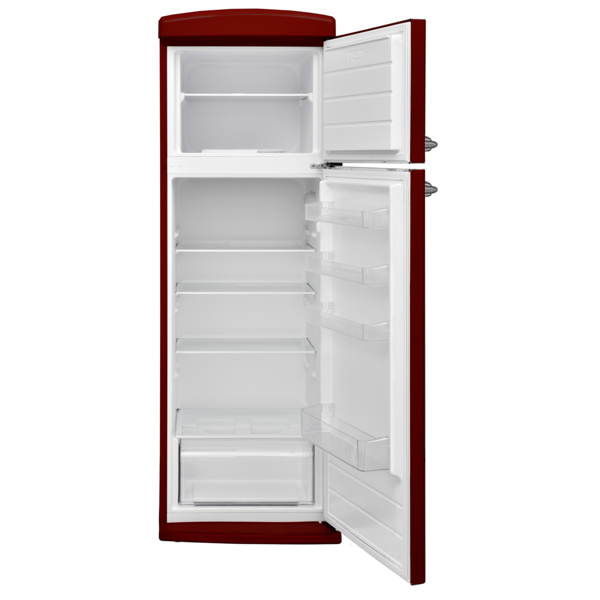 Vestel RS455 313L, A+, Semidry, Refrigerator, Retro Bordo