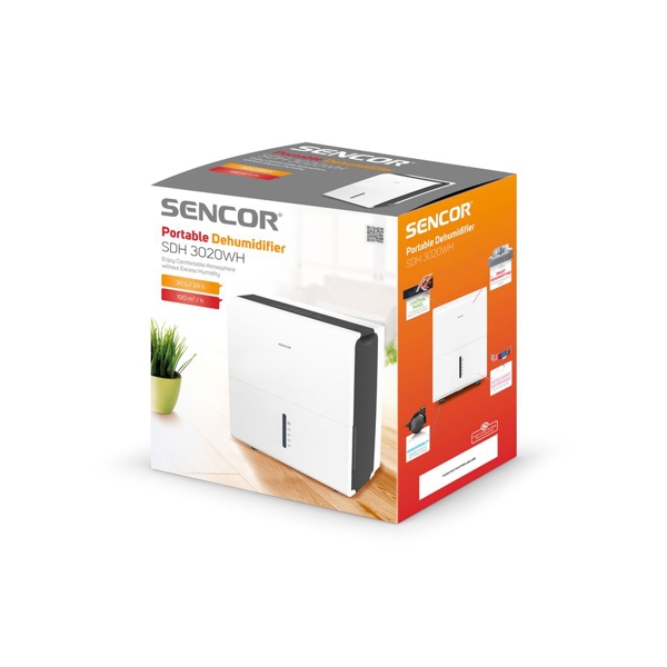 ჰაერის გამწმენდი Sencor  SDH 3020WH 715W, 70 m², Air Purifier White