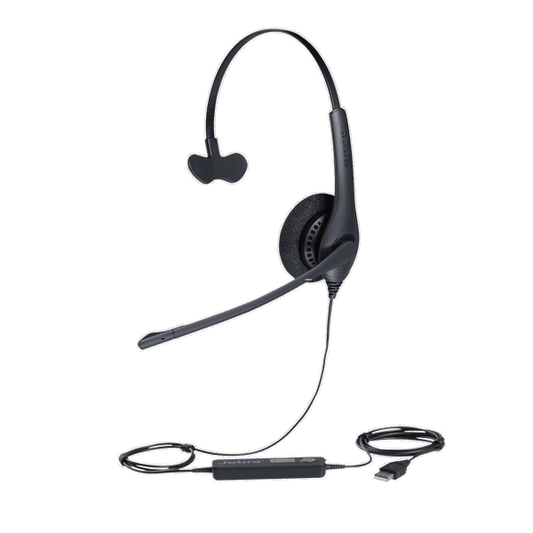 ყურსასმენი Jabra 1553-0159 BIZ 1500 Mono Headset, Wired, USB, Black