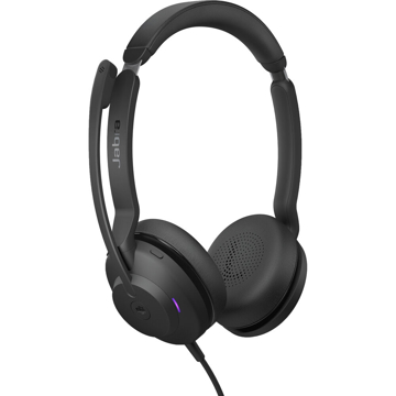 ყურსასმენი Jabra 23089-999-979 Evolve2 30 MS Stereo Headset, Wired, USB-A, Black